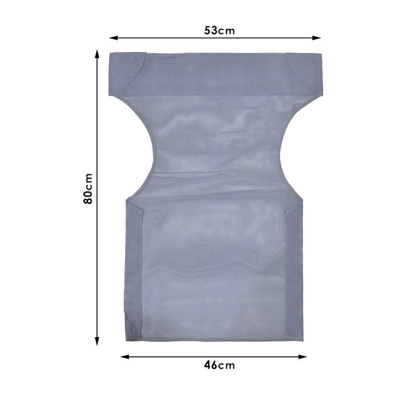 Διάτρητο Πανί Επαγγελματικό για Πολυθρόνα Σκηνοθέτη Χρώματος Ανθρακί