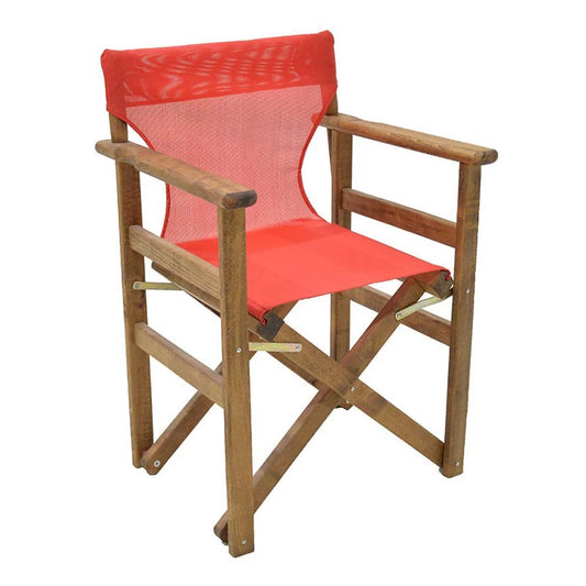 Διάτρητο Πανί Επαγγελματικό για Πολυθρόνα Σκηνοθέτη Χρώματος Κόκκινο