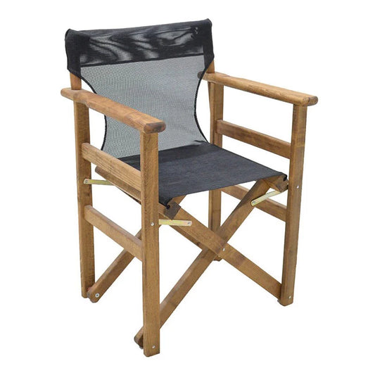 Διάτρητο Πανί Επαγγελματικό για Πολυθρόνα Σκηνοθέτη Χρώματος Μαύρο