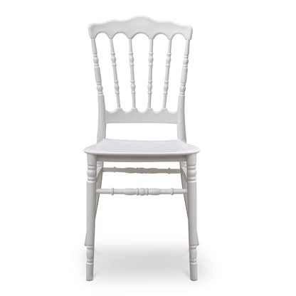 Καρέκλα Napoleon Από Πολυπροπυλένιο Χρώμα Λευκό 40X40,5X89
