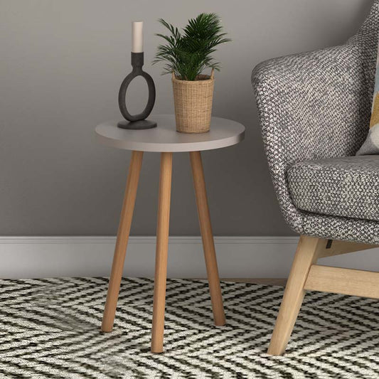 Βοηθητικό Τραπεζάκι Roma από Μελαμίνη Χρώμα Cappuccino 33,5x33,5x46