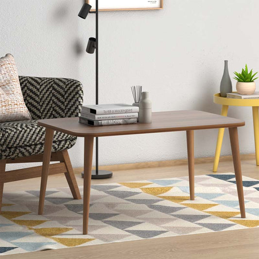 Τραπεζάκι Σαλονιού Soul από Μελαμίνη Χρώμα Καρυδί 90x55x41