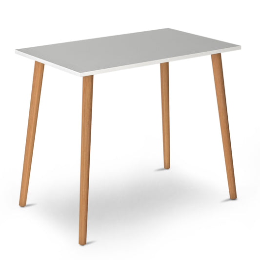 Τραπέζι Fiona Από Μελαμίνη Χρώμα Λευκό 90X55X75