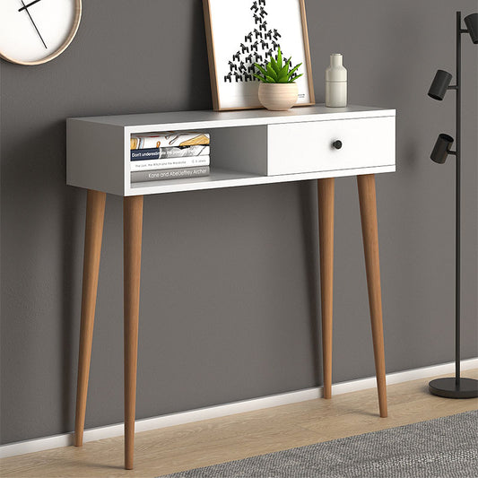 Κονσόλα Μελαμίνης Napoli Χρώμα Λευκό 90x29x88