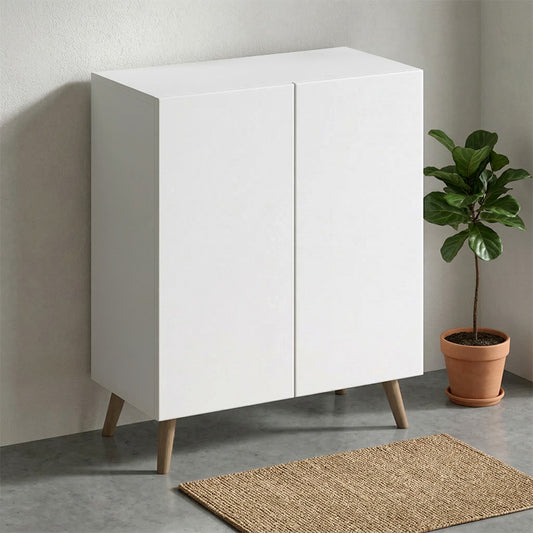 Παπουτσοθήκη Luce Χρώμα Λευκό 70x35x85