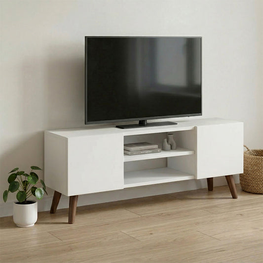 Έπιπλο Τηλεόρασης Etna Χρώμα Λευκό 120x30x45
