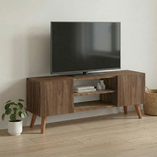 Έπιπλο Τηλεόρασης Etna Χρώμα Καρυδί 120x30x45