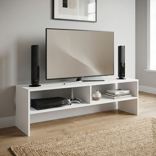 Έπιπλο Τηλεόρασης Beirut Χρώμα Λευκό 150x30x40