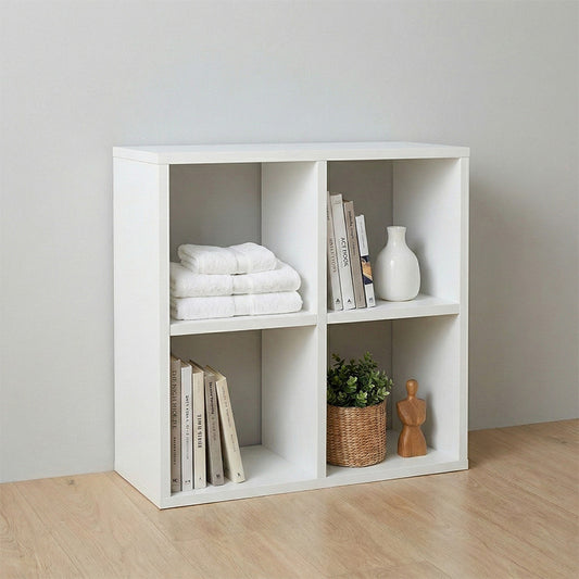 Βιβλιοθήκη Cube Χρώμα Λευκό 60x20x60