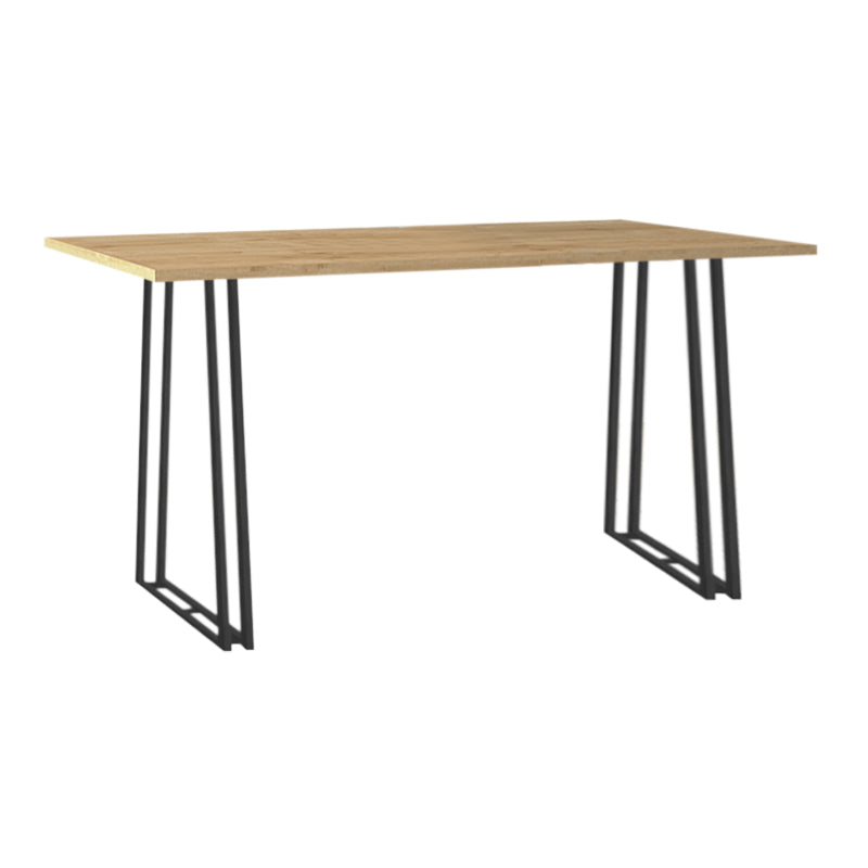 Τραπέζι Gable Μεταλλικό - Μελαμίνης Χρώμα Sonoma - Ανθρακί 140X80X76