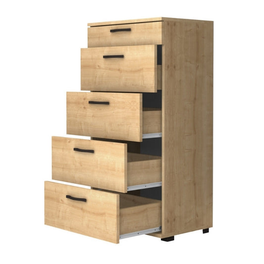 Συρταριέρα Helia Χρώμα Φυσικό Οξιάς 60x44x108