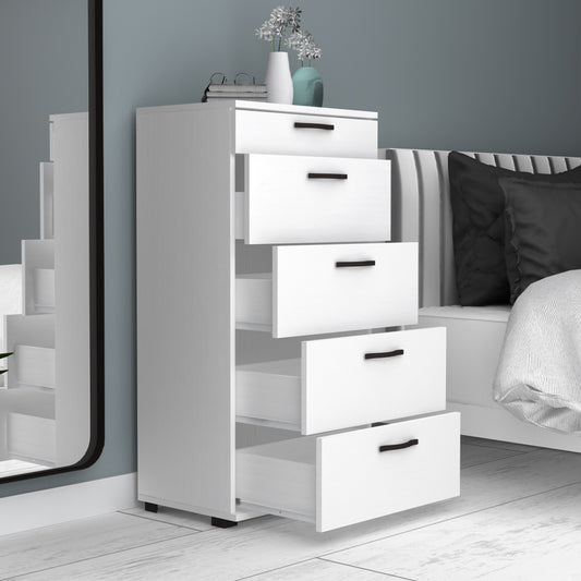 Συρταριέρα Helia Χρώμα Λευκό 60x44x108