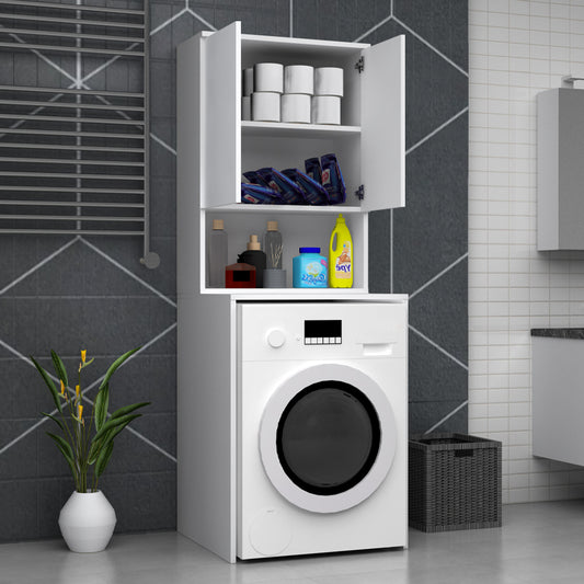 Έπιπλο Πλυντηρίου Cozen Χρώμα Λευκό 65x60x178