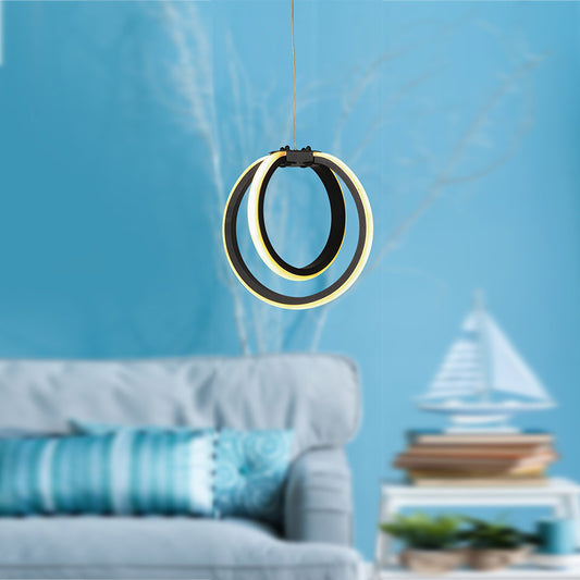 Φωτιστικό Οροφής LED Jupiter Μεταλλικό Μονόφωτο Χρώμα Μαύρο 19x16x60