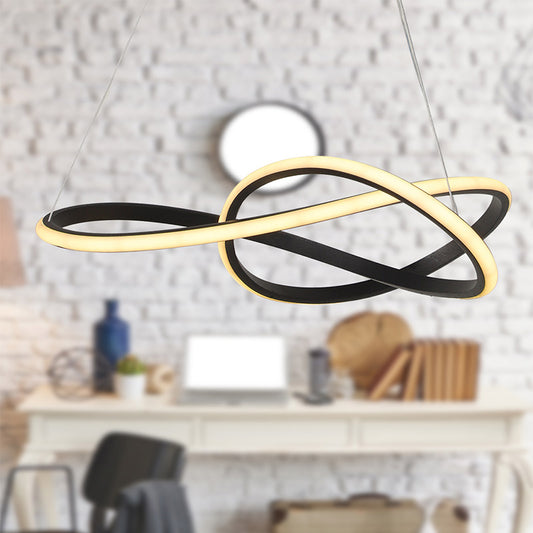 Φωτιστικό Οροφής LED Luciano Μεταλλικό Μονόφωτο Χρώμα Μαύρο 47x40x60