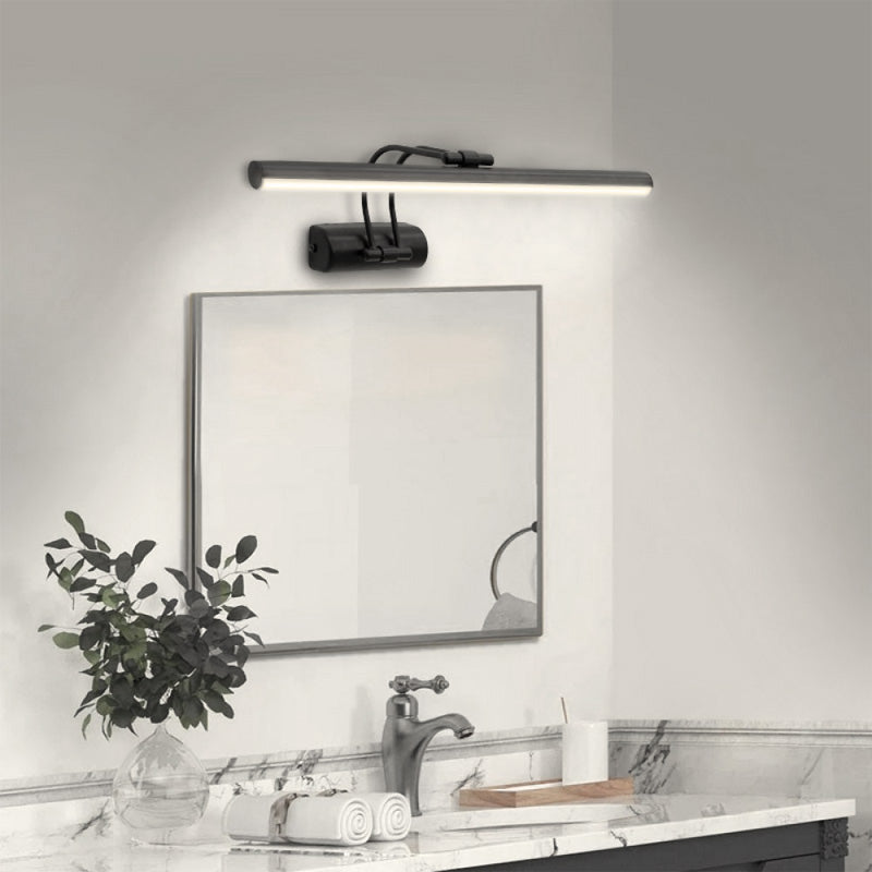 Απλίκα Καθρέπτη Μπάνιου LED Laura Μεταλλική Μαύρο 45εκ