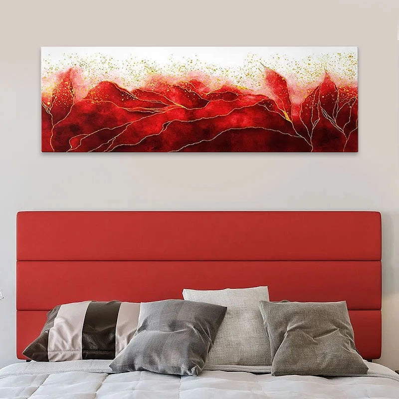 Πίνακας σε Καμβά Red Passion Ψηφιακής Εκτύπωσης 120x40x3