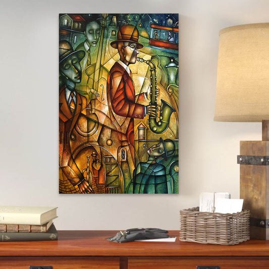 Πίνακας σε Καμβά "Street Artists" Ψηφιακής Εκτύπωσης 50x75x3