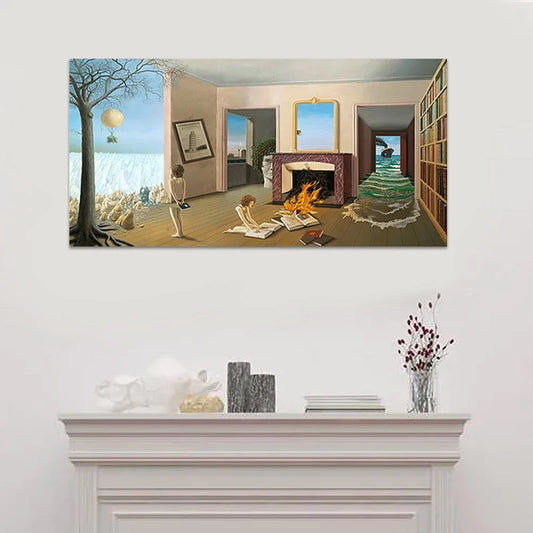 Πίνακας σε Καμβά Entre Les Trous De La Memoire Ψηφιακής Εκτύπωσης 80x40x3