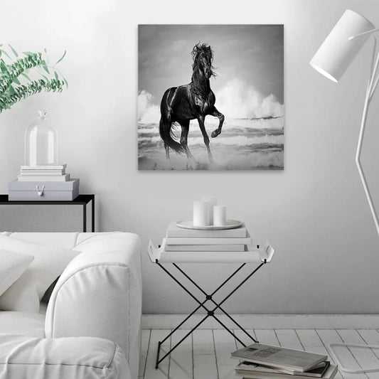 Πίνακας σε Καμβά Black Horse Ψηφιακής Εκτύπωσης 60x60x3
