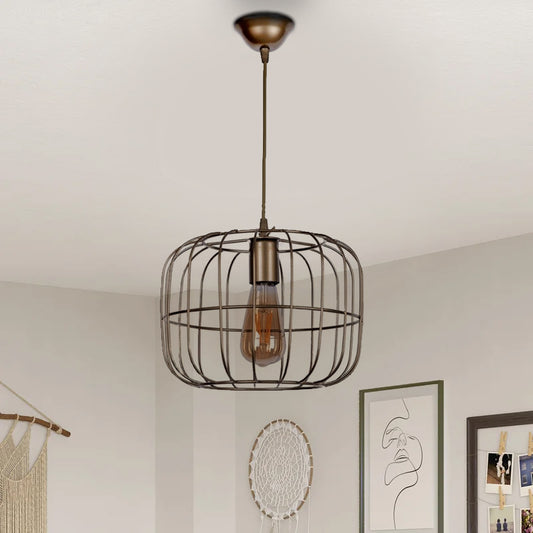 Φωτιστικό Οροφής Cassie E27 Μεταλλικό Μονόφωτο Χρώμα Χρυσό Ø25x60