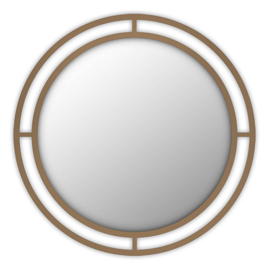 Καθρέφτης Τοίχου Bubble Αλουμινίου Χρώμα Χρυσό 57X2X57