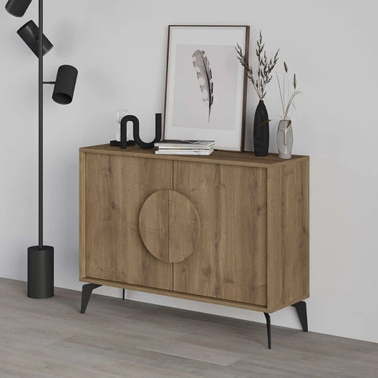 Μπουφές Μελαμίνης Gora Χρώμα Ανοιχτό Καφέ 110x35,6x82