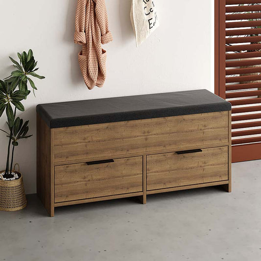 Παπουτσοθήκη Cove Χρώμα Ανοιχτό Καφέ 106x34x51,5