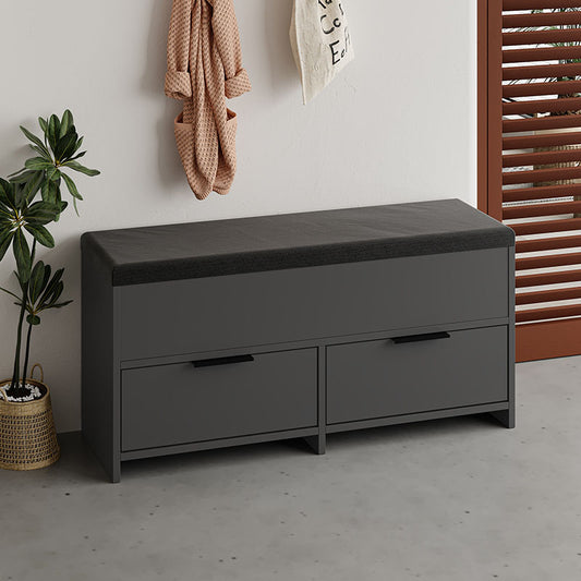 Παπουτσοθήκη Cove Χρώμα Ανθρακί 106x34x51,5