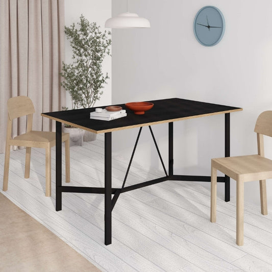 Τραπέζι Adoro Χρώμα Μαύρο 140x80x75