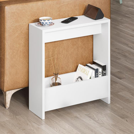 Τραπεζάκι Βοηθητικό Simpi Χρώμα Λευκό 55x20x60