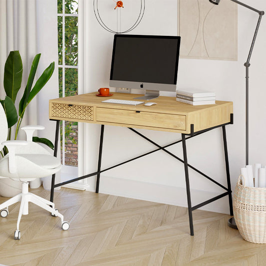 Γραφείο Εργασίας Naive Χρώμα Sapphire Oak 113,4x60x77,5