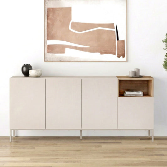 Μπουφές Cailin Χρώμα Sandstone - Sepet Oak 180x41,8x80