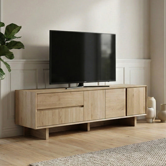 Έπιπλο Τηλεόρασης Capri Χρώμα Sapphire Oak 180x45x55