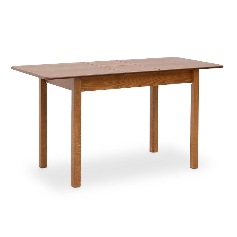 Τραπέζι Bergen Μασίφ Ξύλο-MDF Επεκτεινόμενο Χρώμα Καρυδί 120/150X68X77