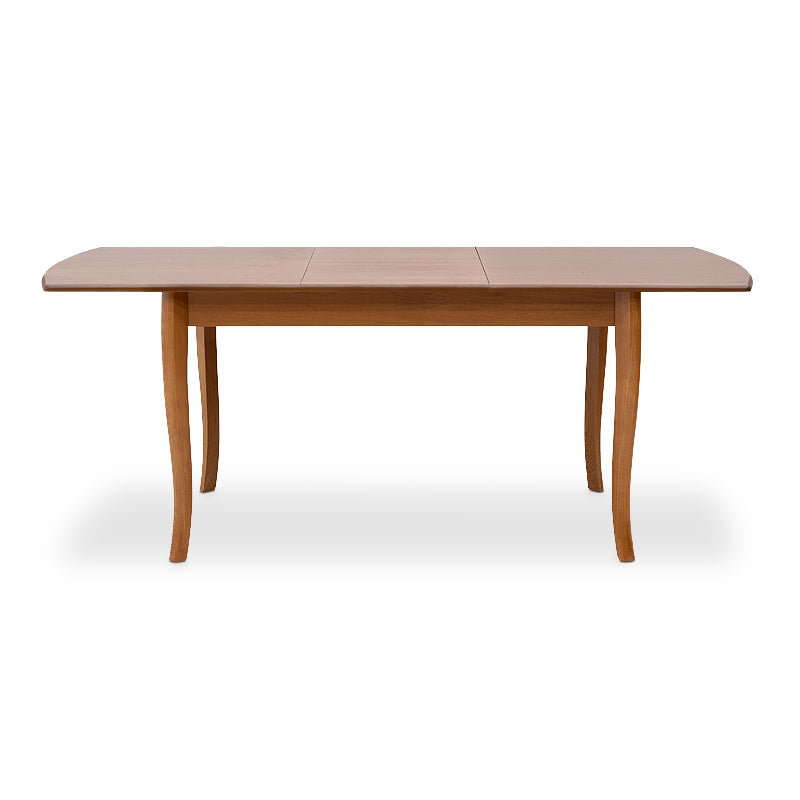 Τραπέζι Belfast Μασίφ Ξύλο-MDF Επεκτεινόμενο Χρώμα Καρυδί 150/200X89X78