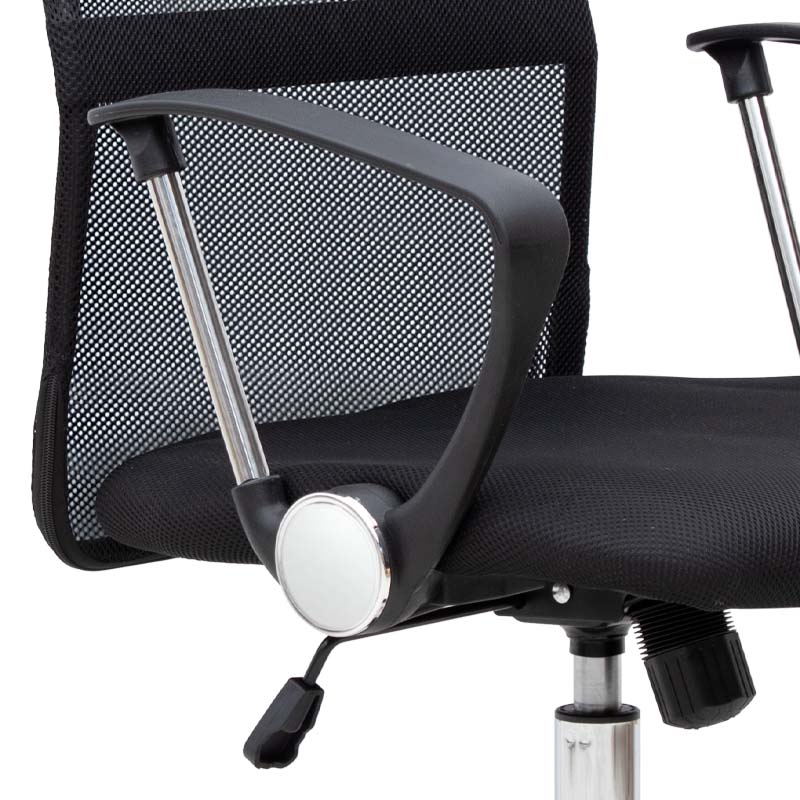 Καρέκλα Γραφείου Marco Με Ύφασμα Mesh Χρώμα Μαύρο 62X59X110/120
