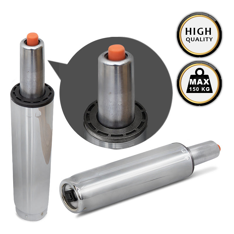 Αμορτισέρ Καρέκλας Γραφείου Class-4 Υψηλών Αντοχών Έως 150Kg Χρώμα Ασημί 25 - 35