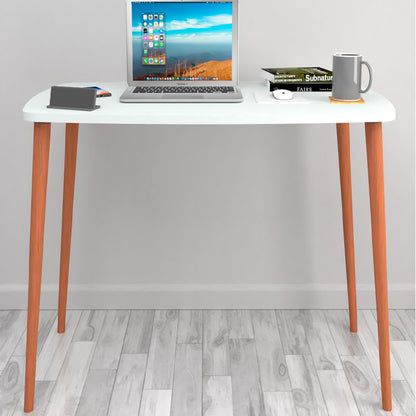 Γραφείο - Τραπέζι Μελαμίνης Deina Χρώμα Λευκό 105X60X72