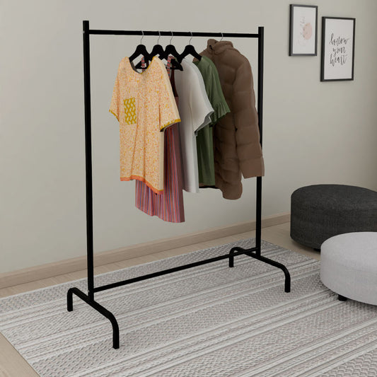 Επιδαπέδια Κρεμάστρα Silman Μεταλλική Χρώμα Μαύρο 104x48x137