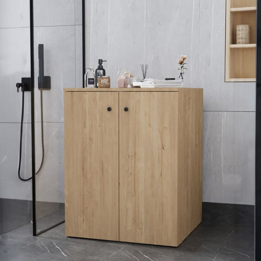 Έπιπλο Πλυντηρίου Gray Χρώμα Sapphire Oak 70x66x90