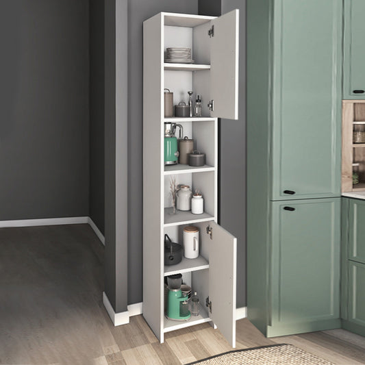 Ντουλάπι Κουζίνας - Μπάνιου Hobbes από Μελαμίνη Χρώμα Λευκό 35x30x180