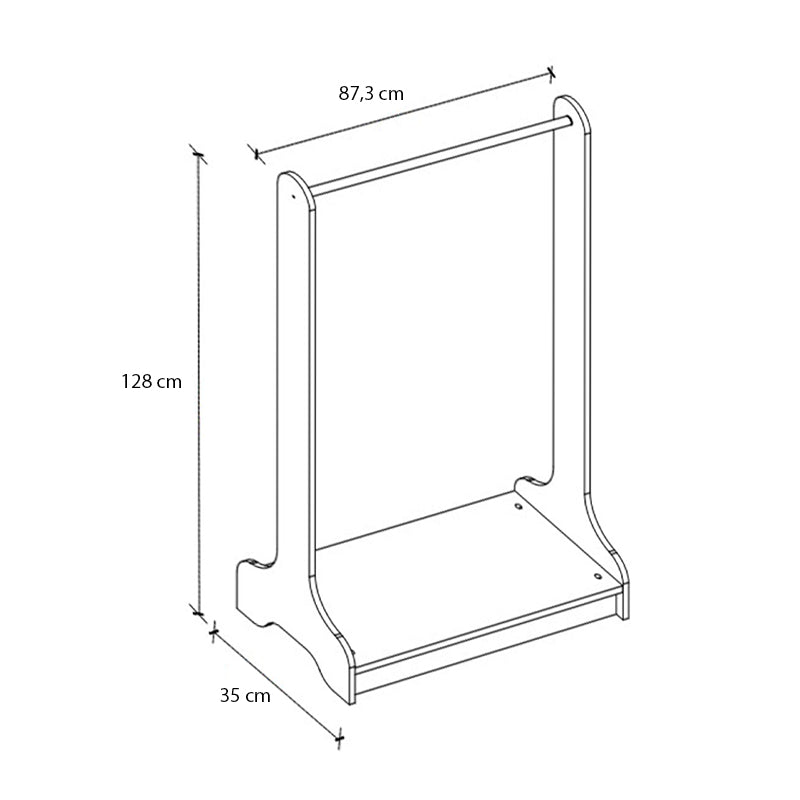 Έπιπλο Εισόδου Belgum Χρώμα Pine Oak 87,3x35x128