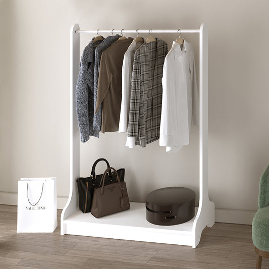 Έπιπλο Εισόδου Belgum Χρώμα Λευκό 87,3x35x128