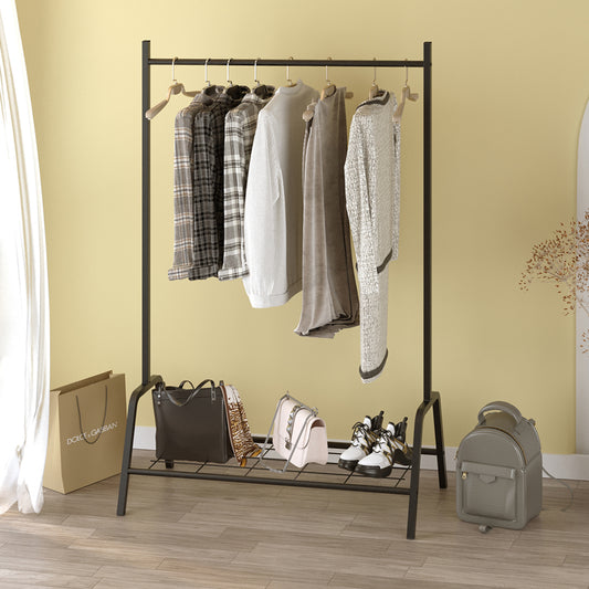 Επιδαπέδια Κρεμάστρα Selman Μεταλλική Χρώμα Μαύρο 87,6x36x136