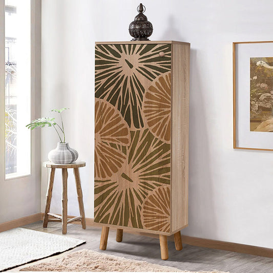 Παπουτσοθήκη - Ντουλάπι Soho από Μελαμίνη Χρώμα Sonoma 50x38x135