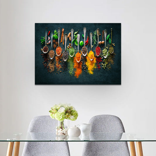 Πίνακας σε Καμβά "Spices" Ψηφιακής Εκτύπωσης 70x50x3