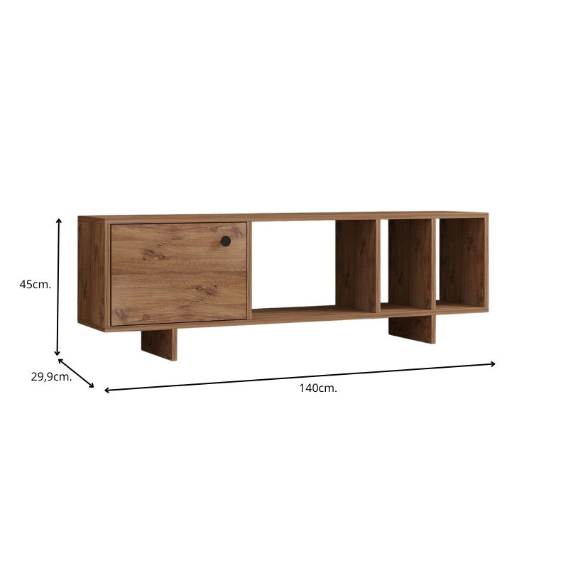 Έπιπλο Τηλεόρασης Folsom Χρώμα Atlantic Pine 140x29,9x45