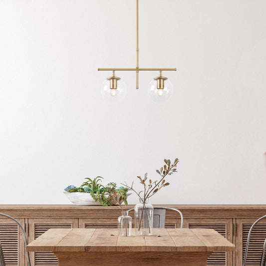 Φωτιστικό Οροφής Nilufer E27 Μεταλλικό Δίφωτο Χρώμα Χρυσό 52x15x76