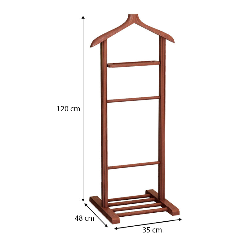 Επιδαπέδια Κρεμάστρα Beta Ξύλινη Χρώμα Καρυδί 48x35x120